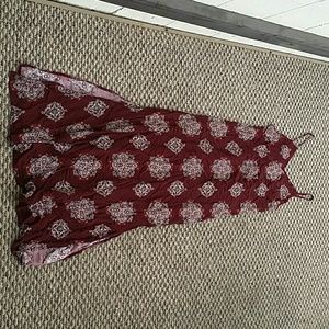 Wet Seal Boho Patternes Maxi Dress Size Small